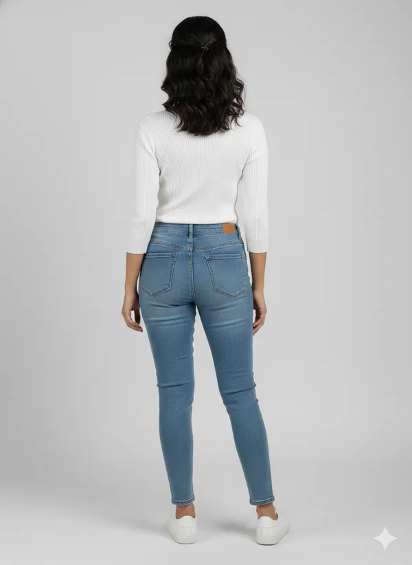 White_Cotton_Blend_Top_For_Women