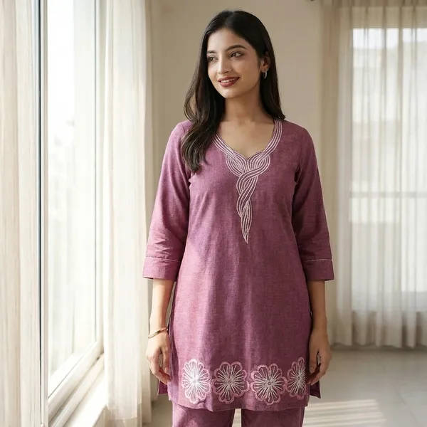 Purple_Linen_Co-Ord_Set_For_Women