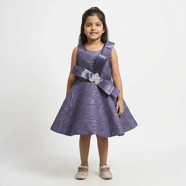 Purple_Cotton_Blend_Dress_For_Girls