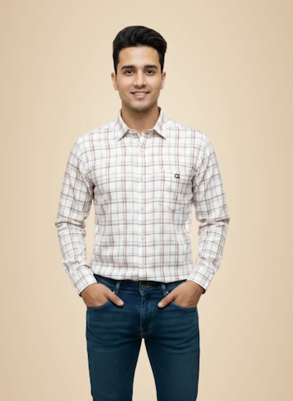 White_Cotton_Blend_Shirt_For_Men