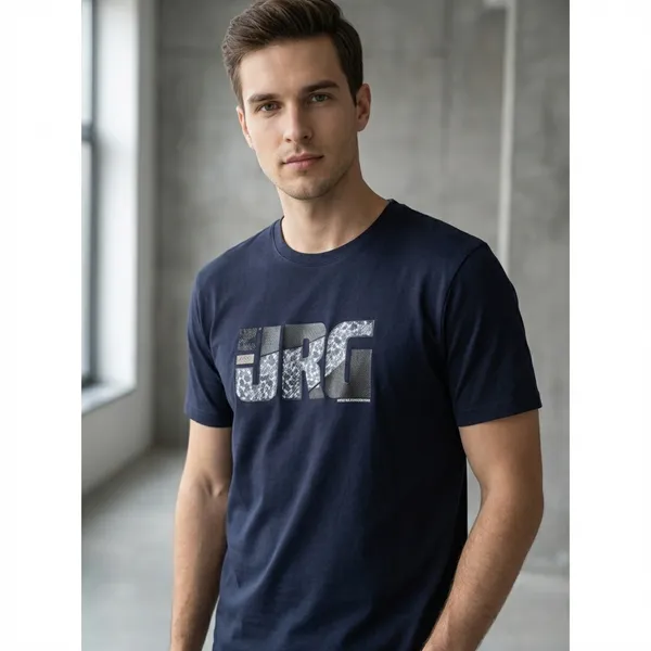 Navy_Blue_100%_Premium_Cotton_Blend_T-Shirt_For_Men