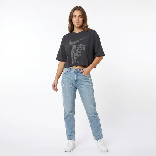 Grey_Cotton_T-Shirt_For_Women