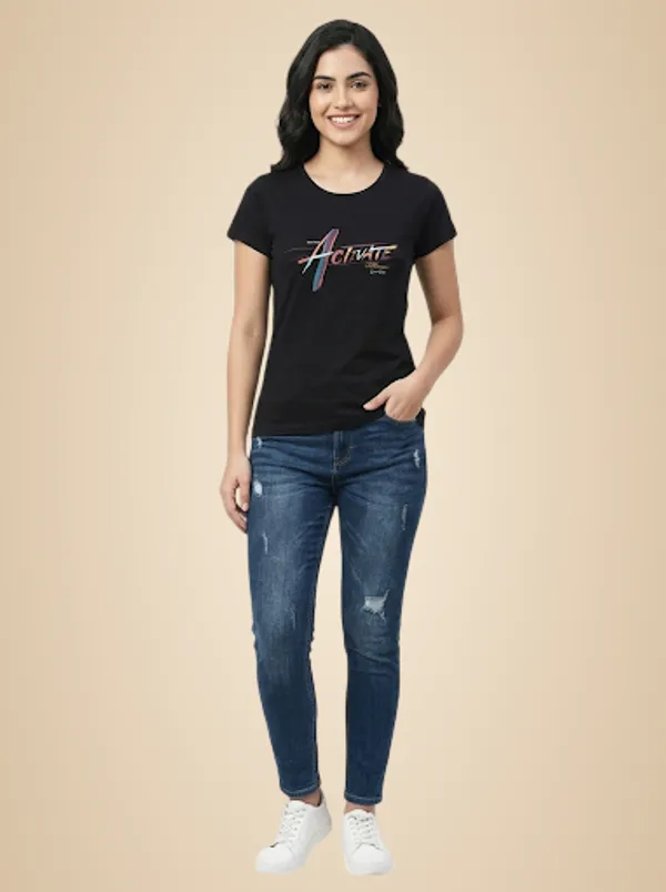 Black_Cotton_T-Shirt_For_Women