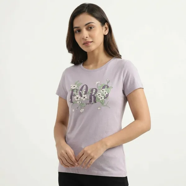 Light_Purple_Cotton_T-Shirt_For_Women