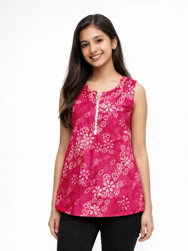 Pink_Cotton_Kurti_For_Women