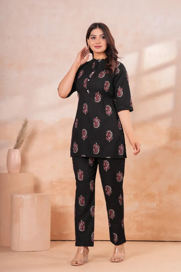 Noor_Black_Floral_Feeding_Maternity_CO-ord_Set