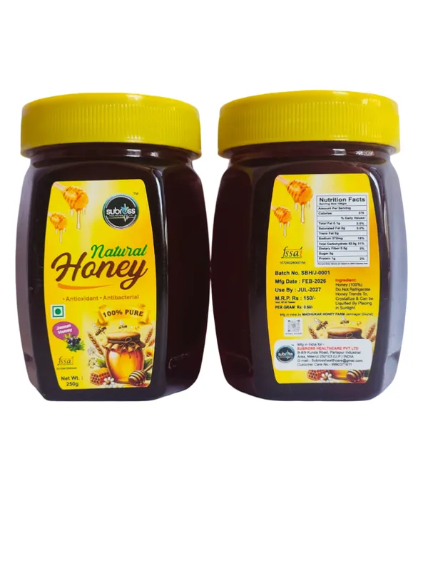 Subross_Natural_Multi_Flora_Honey_100_G_Pack_Of_5
