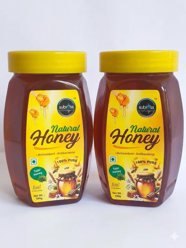 Subross_Natural_Tulsi_Honey_500_G_Pack_Of_2