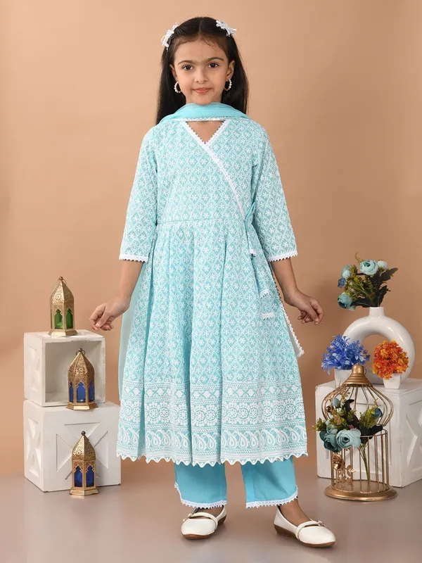 Blue_Girls_Festive_And_Party_Kurta_And_Pyjama_Set