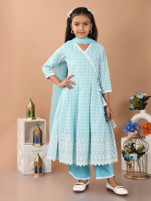 Blue_Girls_Festive_And_Party_Kurta_And_Pyjama_Set