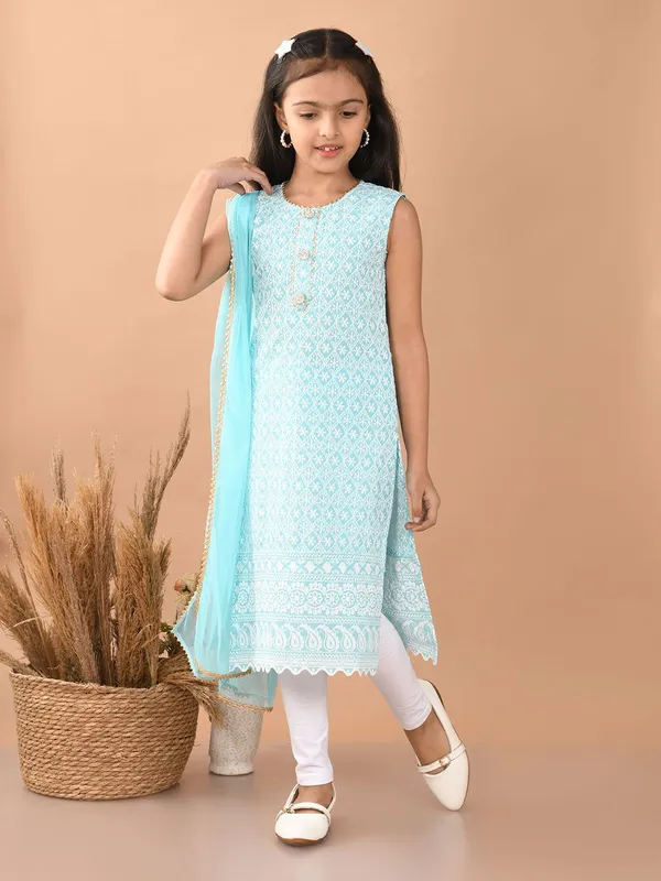 Blue_Girls_Festive_And_Party_Kurta_Pyjama_And_Dupatta_Set