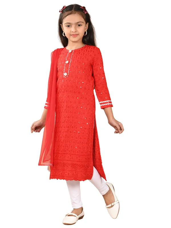 Lalti_Fashion_Girls_Chikankari_Kurti_Set_with_Churidar_and_Dupatta,_Cotton,_Sequin_Embroidered