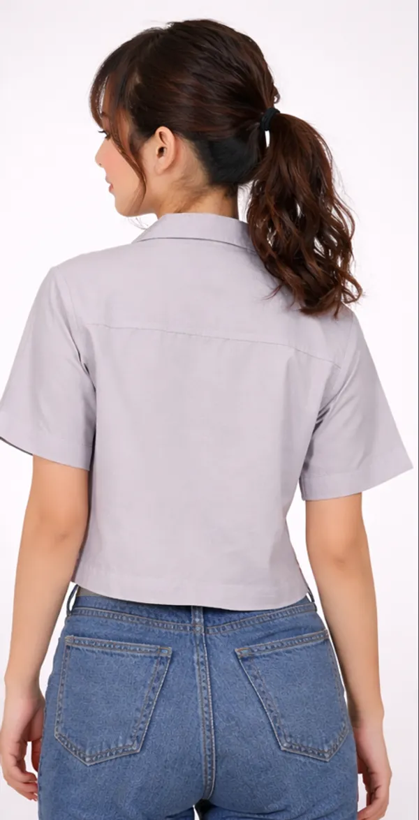 Young_Now_Women's_Grey_Crop_Shirt