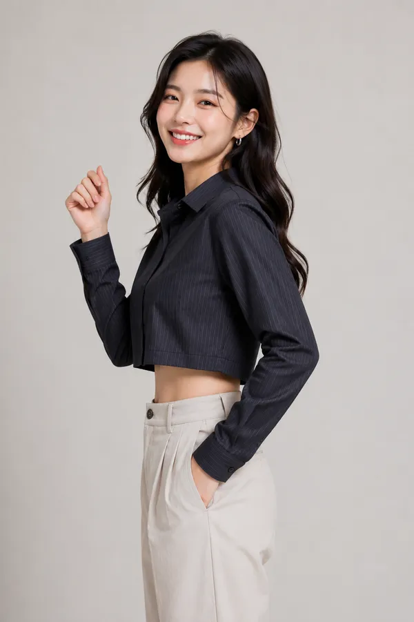 Black_Full_Sleeve_Crop_Shirt_for_Women_-_Young_Now