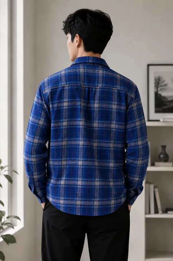Men's_Blue_Check_Shacket_-_Casual_Shirt_Jacket_for_All-Day_Comfort