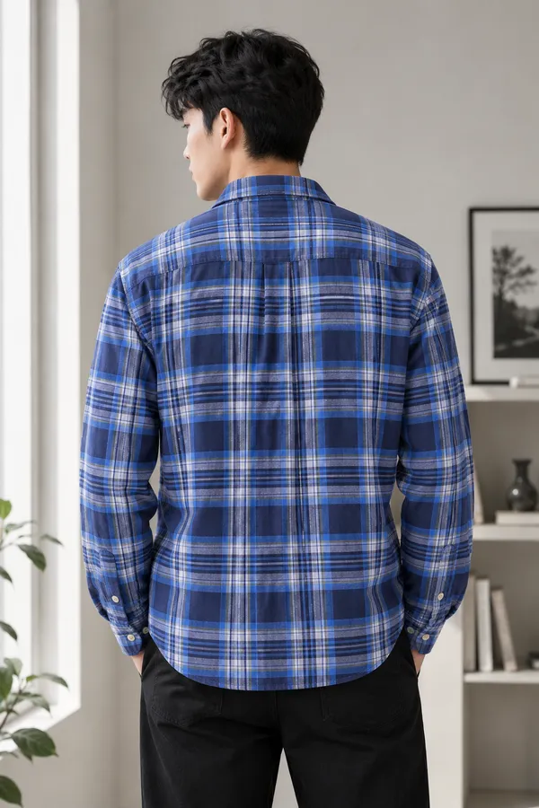 Men's_Blue_Check_Shacket_-_Casual_Shirt_Jacket_for_All-Day_Comfort