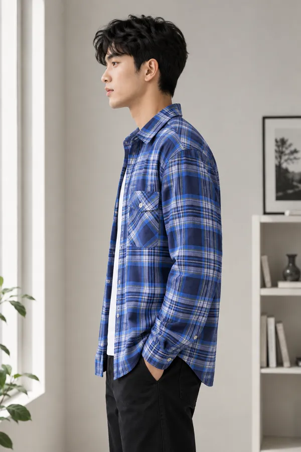 Men's_Blue_Check_Shacket_-_Casual_Shirt_Jacket_for_All-Day_Comfort