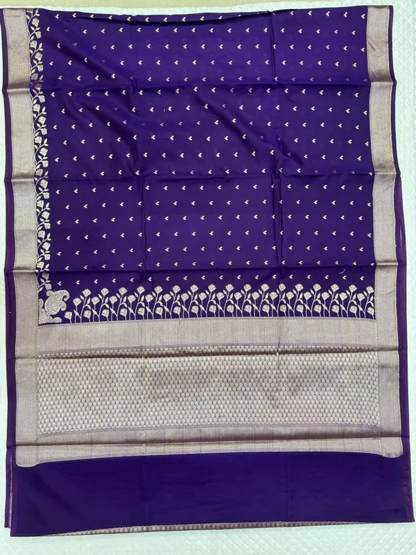 Blue_Raw_Mango_Silk_Saree_For_Woman