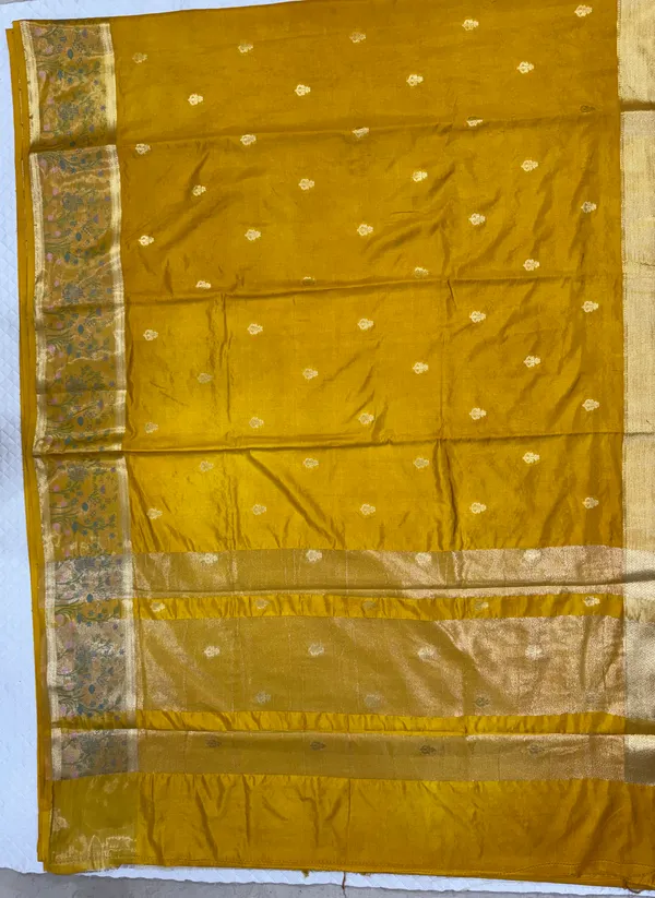 Yellow_Mashru_Silk_Saree_For_Woman