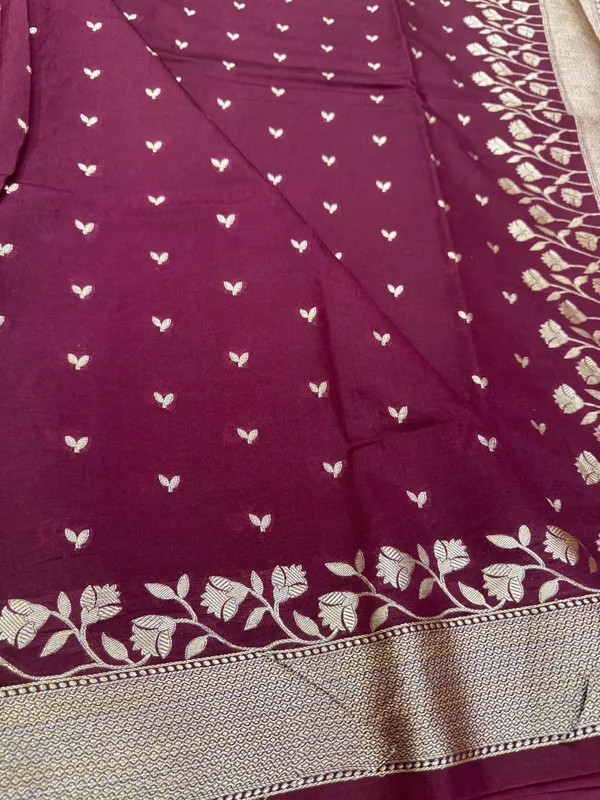 Wine_Silk_Saree_For_Woman