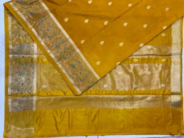 Yellow_Mashru_Silk_Saree_For_Woman