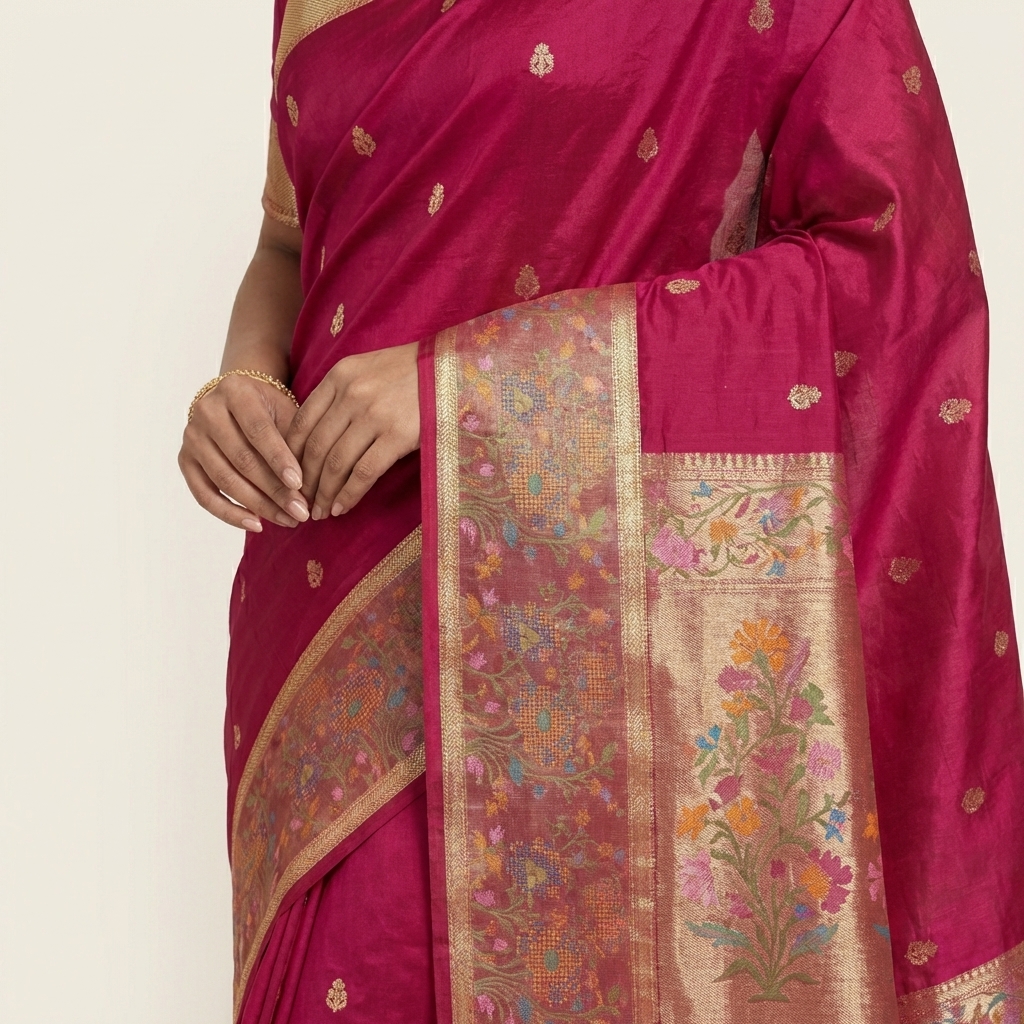 Pink_Mashru_Silk_Saree_For_Woman