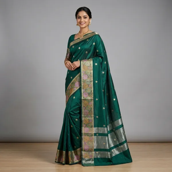 Green_Mashru_Silk_Saree_For_Woman