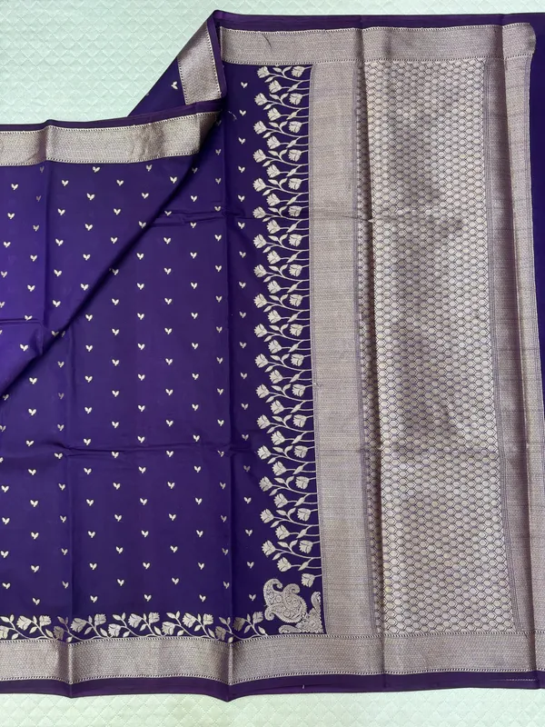 Blue_Raw_Mango_Silk_Saree_For_Woman