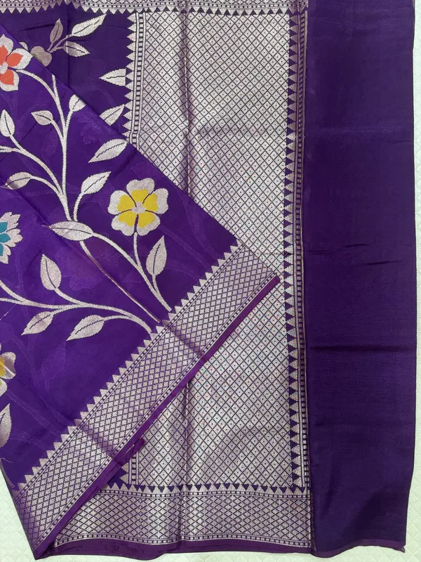 Purple_Viscose_Mango_Silk_Saree_For_Woman