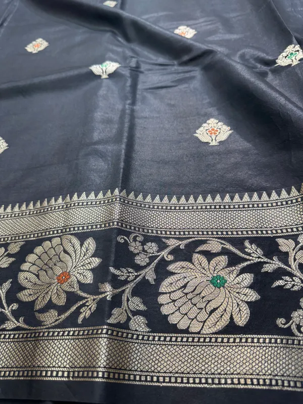 Black_Viscose_Mango_Silk_Saree_For_Woman
