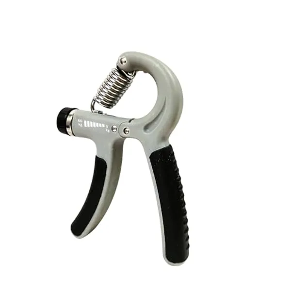 Grey_And_Black_Adjustable_Hand_Grip_Strengthener_Fitness_Exercise_Tool