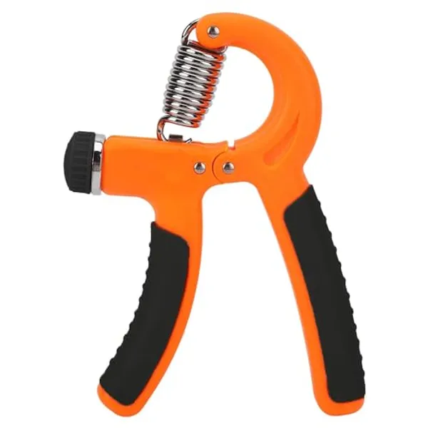Orange_And_Balck_Adjustable_Hand_Gripper_With_Soft_Handles_10_To_40_Kg_Resistance