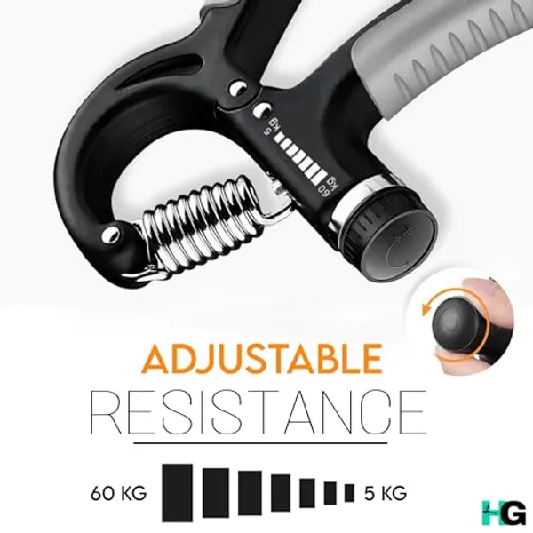 Grey_And_Black_Adjustable_Hand_Grip_Strengthener_With_Resistance_Control