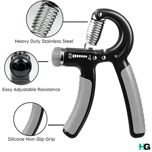 Grey_And_Black_Adjustable_Hand_Grip_Strengthener_With_Resistance_Control