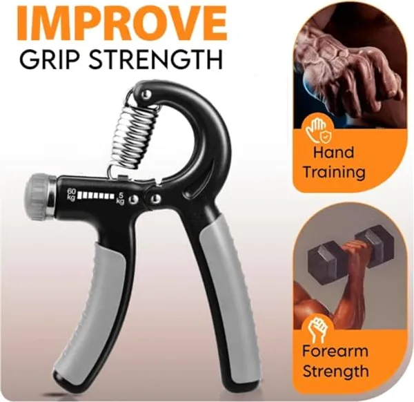 Grey_And_Black_Adjustable_Hand_Grip_Strengthener_With_Resistance_Control