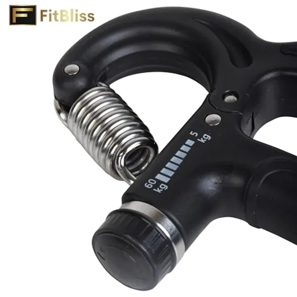 Black_Adjustable_Hand_Grip_Strengthener_With_Counter_10_To_50_Kg_Resistance