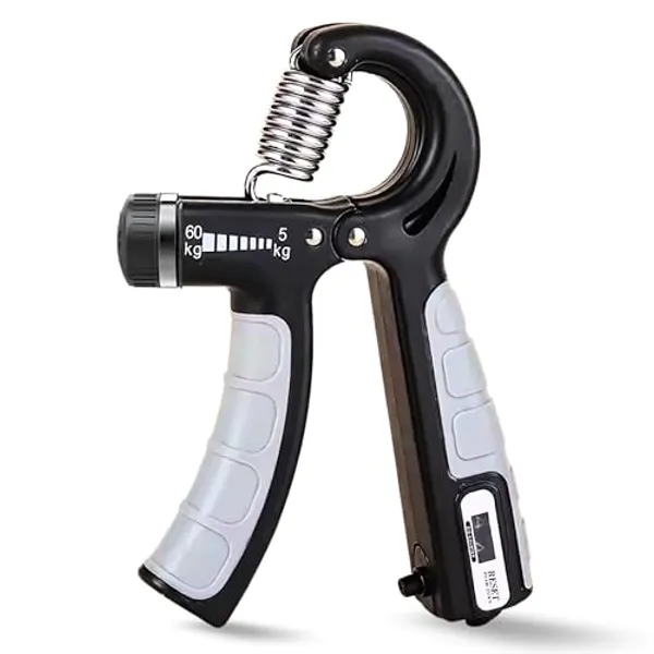 Grey_And_Black_Hand_Gripper_With_Digital_Counter_Adjustable_Resistance_60_To_10Kg