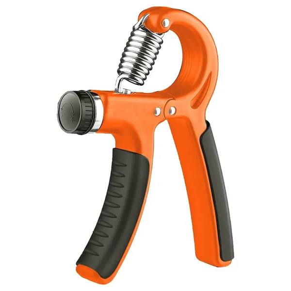 Orange_And_Balck_Adjustable_Hand_Gripper_With_Soft_Handles_10_To_40_Kg_Resistance