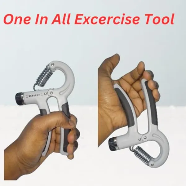 Grey_And_Black_Adjustable_Hand_Grip_Strengthener_Fitness_Exercise_Tool