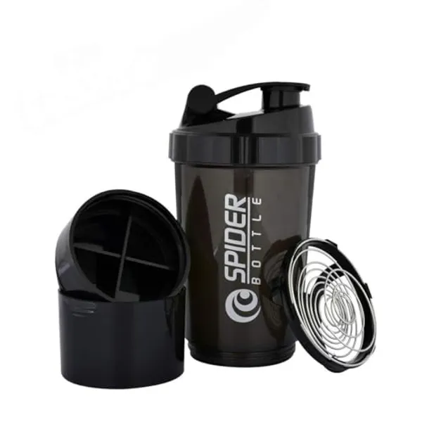 Black_Spider_Bottle_500Ml_Shaker_Bottle_With_Storage_Compartment