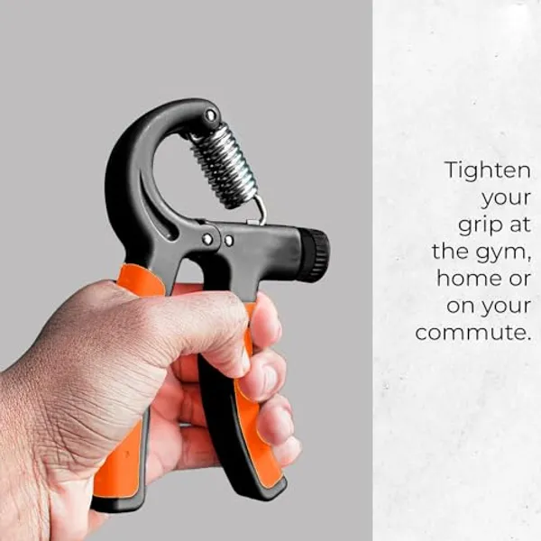 Black_And_Orange_Yixty_Adjustable_Hand_Gripper_With_Soft_Handles