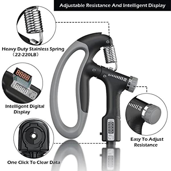 Grey_And_Black_Digital_Hand_Grip_Strengthener_With_Counter_Adjustable_Resistance_Exercise_Equipment