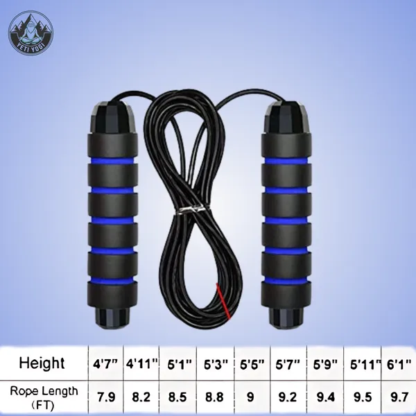 Blue_And_Black_Adjustable_Jump_Rope_With_Ball_Bearing_System_And_Foam_Handles_Professional_Skipping_Rope_For_Fitness