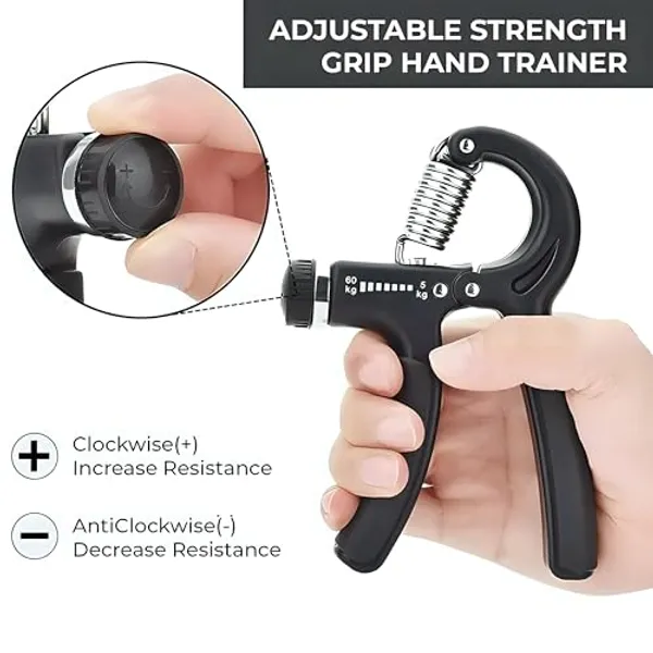 Black_Adjustable_Hand_Grip_Strengthener_With_Resistance_Control