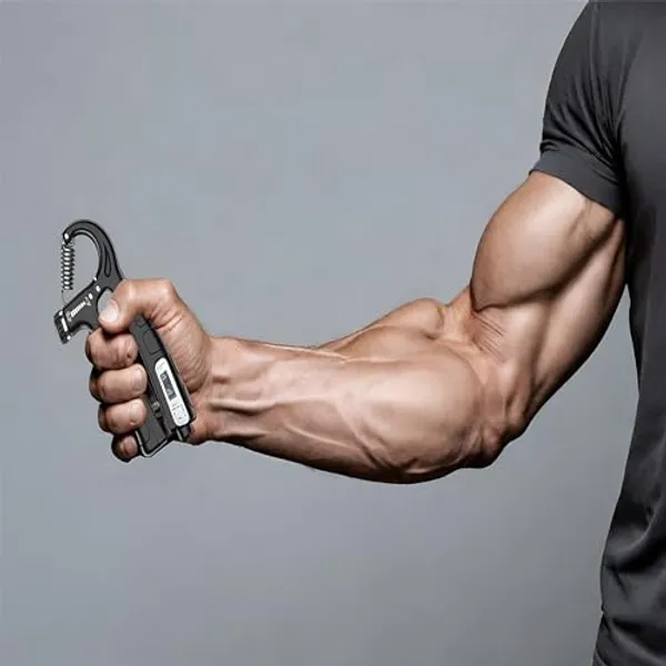 Black_Adjustable_Hand_Grip_Strengthener_With_Counter_10_To_50_Kg_Resistance