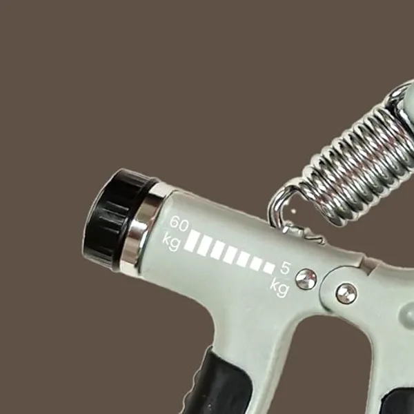 Grey_And_Black_Adjustable_Hand_Grip_Strengthener_Fitness_Exercise_Tool