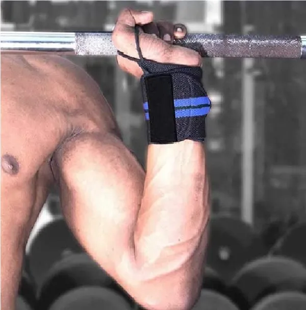 Blue_And_Black_Premium_Wrist_Wraps_For_Weightlifting_And_Gym_Training_With_Stripes