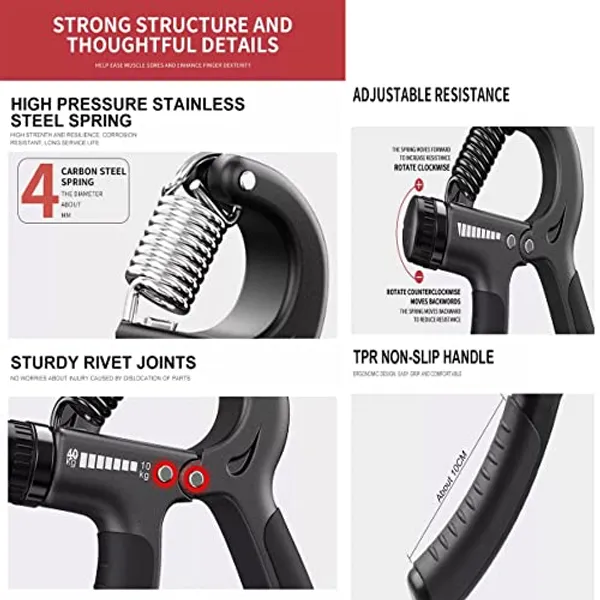 Black_Adjustable_Hand_Grip_Strengthener_With_Resistance_Control