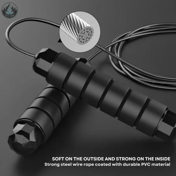 Black_Premium_Steel_Wire_Jump_Rope_With_Soft_Foam_Handles_For_Fitness_And_Cardio_Workout