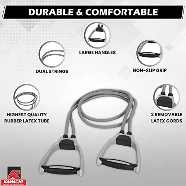 Grey_And_Black_Resistance_Training_Band_With_Foam_Handles_For_Full_Body_Workout